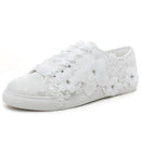16054 Wedding Shoes Bridal Sneakers Flats Bride Tennis Shoes Flowers Lace Sneakers