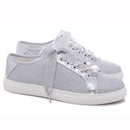 16051 Wedding Shoes Bling Bridal Sneakers Flats Bride Tennis Shoes Shiny Sequin Shoes Sparkly Sneakers
