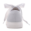 16052 Wedding Shoes Bling Bridal Sneakers Flats Bride Tennis Shoes Shiny Sequin Shoes Sparkly Sneakers