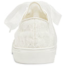 8832 Wedding Shoes Bridal Sneakers Flats Bride Tennis Shoes Lace Sneakers