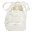 8835 Wedding Shoes Bridal Sneakers Flats Bride Tennis Shoes Lace Sneakers
