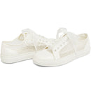 8832A Wedding Shoes Bridal Sneakers Flats Bride Tennis Shoes Lace Sneakers