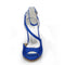 Women's Bridal Shoes 3.5" Peep Toe High Heel Satin Pumps Wedding Shoes - florybridal