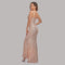 TW00031 Women's V Neck Sleeveless Lace Mermaid Bridesmaid Dress Wedding Party Sequin Gown