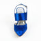 Women's Bridal Shoes Closed Toe 3'' Mid Heel Satin Pumps Sandals Wedding Shoes - florybridal