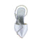 Women's Bridal Shoes Closed Toe 2.2'' Mid Heel Satin Pumps Wedding Shoes - florybridal