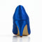 Bridal Shoes Satin 2.5'' Mid Heel Peep Toe Prom Party Dance Wedding Shoes Women Pumps - florybridal