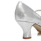 Women's Bridal Shoes Closed Toe 2.4" Mid Heel Satin Pumps Wedding Shoes - florybridal
