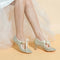 Women's Bridal Shoes 2.4'' Closed Toe Stiletto Heel Lace Satin Pumps Ribbon Tie Wedding Shoes - florybridal