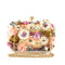 3815 Women's Purses Handbags Envelope Clutch Bags Rhinestone 3D Sequins Wedding Evening Bag