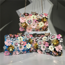 3866 Women's Purses Handbags Envelope Clutch Bags Rhinestone 3D Sequins Wedding Evening Bag