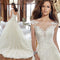Embroidery Lace A Line Wedding Dress 2020 Bridal Gowns Plus Size Customized - florybridal