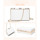Women Acrylic Clear Clutch Transparent Crossbody Purse Candy See Through  Evening Bag Sport Events Stadium Approved Shoulder Bag - florybridal
